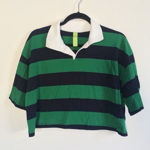 STYLENANDA Wide Stripe T-shirt